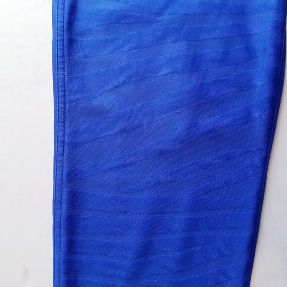 Stella McCartney x Adidas | Legging, Blue size Large Embossed ZEbra Print - Picture 15 of 15